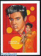 Saint Vincent 1995 Elvis Presley S/s, Mint NH, Performance Art - Elvis Presley - Music - Popular Music - Elvis Presley
