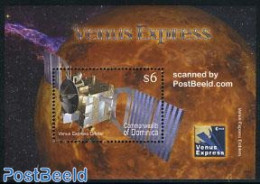 Dominica 2006 Giotto Comet Probe S/s, Mint NH, Transport - Space Exploration - Dominicaanse Republiek
