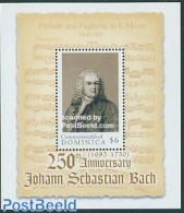 Dominica 2000 J.S. Bach S/s, Mint NH, Performance Art - Music - Música