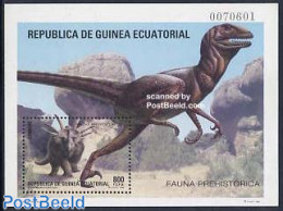 Equatorial Guinea 1994 Preh. Animals S/s, Mint NH, Nature - Prehistoric Animals - Prehistóricos