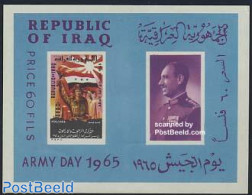 Iraq 1965 Army Day S/s, Mint NH, History - Flags - Militarism - Militaria
