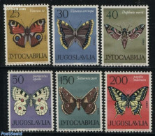 Yugoslavia 1964 Butterflies 6v, Mint NH, Nature - Butterflies - Ongebruikt