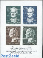 Yugoslavia 1962 J.B. Tito 70th Anniversary S/s, Mint NH - Unused Stamps