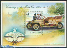 Lesotho 1985 Automobiles S/s, Mint NH, Transport - Automobiles - Cars