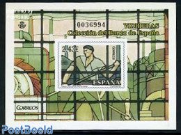 Spain 2007 Stained Glass S/s Imperforated (not Valid For Post, Mint NH, Art - Stained Glass And Windows - Unused Stamps