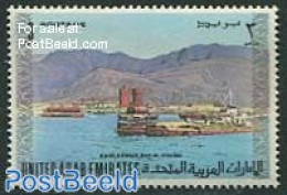 United Arab Emirates 1973 3Dh., Khor Khwair, Stamp Out Of Set, Mint NH, Transport - Ships And Boats - Barcos