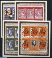 Dominica 1979 Sir Rowland Hill 4 S/s, Mint NH, Sir Rowland Hill - Stamps On Stamps - Rowland Hill