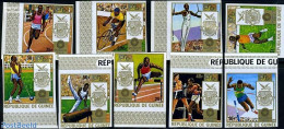 Guinea, Republic 1972 Olympic Games 9v Imperforated, Mint NH, Sport - Athletics - Olympic Games - Leichtathletik