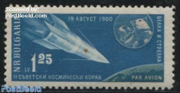 Bulgaria 1961 Sputnik 5 1v, Mint NH, Transport - Space Exploration - Unused Stamps
