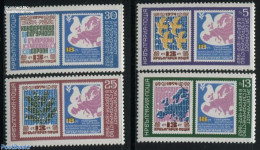 Bulgaria 1982 European Safety Conference 4v, Mint NH, History - Europa Hang-on Issues - Stamps On Stamps - Ongebruikt