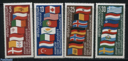 Bulgaria 1982 European Safety Conference 4v, Mint NH, History - Flags - Unused Stamps
