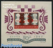 Bulgaria 1962 Chess Olympiade S/s, Mint NH, Sport - Chess - Nuevos