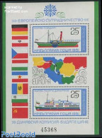 Bulgaria 1981 Danube Commission S/s, Mint NH, History - Transport - Various - Europa Hang-on Issues - Ships And Boats .. - Ongebruikt
