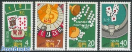 Macao 1987 Casino 4v, Mint NH, Sport - Various - Playing Cards - Toys & Children's Games - Nuevos