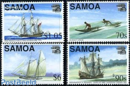 Samoa 1999 Ships, AUSTRALIA 99 4v, Mint NH, Transport - Ships And Boats - Barcos