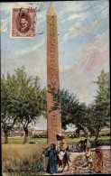CPA Kairo Kairo Ägypten, Obelisk - Sonstige & Ohne Zuordnung