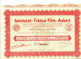 GAUMONT-FRANCO-FILM-AUBERT - Cine & Teatro