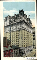 CPA Philadelphia Pennsylvania USA, Bellevue Stratford Hotel, Walnut Und Broad Streets - Andere & Zonder Classificatie