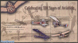 Grenada Grenadines 2003 100 Years Aviation 4v M/s, Mint NH, Transport - Aircraft & Aviation - Vliegtuigen