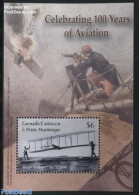 Grenada Grenadines 2003 100 Years Aviation S/s, Mint NH, Transport - Aircraft & Aviation - Airplanes