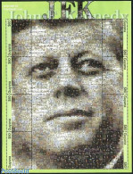 Guyana 2001 J.F. Kennedy 8v M/s, Mosaic, Mint NH, History - American Presidents - Guiana (1966-...)
