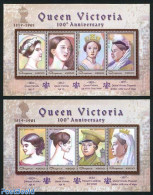 Guyana 2001 Queen Victoria 8v (2 M/s), Mint NH, History - Kings & Queens (Royalty) - Familles Royales