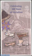 Guyana 2003 100 Years Aviation 4v M/s, Mint NH, Transport - Aircraft & Aviation - Airplanes