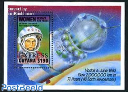 Guyana 1989 Women In Space S/s, Mint NH, History - Transport - Women - Space Exploration - Ohne Zuordnung