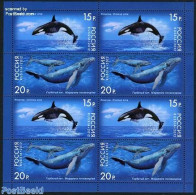 Russia 2012 Whales M/s, Mint NH, Nature - Animals (others & Mixed) - Sea Mammals - Other & Unclassified