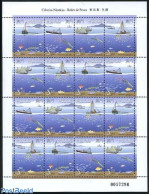 Macao 1996 Fishing M/s, Mint NH, Nature - Transport - Fish - Fishing - Ships And Boats - Unused Stamps