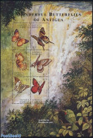 Antigua & Barbuda 2000 Butterflies6v M/s, Theope Eudocia, Mint NH, Nature - Butterflies - Antigua And Barbuda (1981-...)