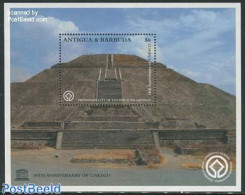 Antigua & Barbuda 1997 Teotihuacan Ruins S/s, Mint NH, History - Unesco - World Heritage - Antigua En Barbuda (1981-...)