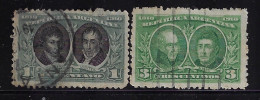 ARGENTINA  1910  SCOTT #161,163 USED - Usados