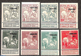 Belgium 1911 Charleroi 1911 8v, Unused (hinged), Nature - Horses - Unused Stamps