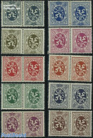Belgium 1929 Definitives Tete Beche Pairs 10v, Mint NH - Unused Stamps