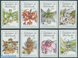 Barbuda 1990 Expo 90 8v, Mint NH, Nature - Flowers & Plants - Barbuda (...-1981)