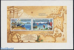 New Caledonia 1988 Sydpex S/s, Mint NH, Transport - Various - Ships And Boats - Maps - Nuevos