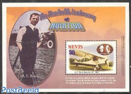 Nevis 2003 100 Years Of Aviation S/s, Mint NH, Transport - Aircraft & Aviation - Vliegtuigen