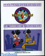 Uganda 1992 Mickey In Moscow S/s, Mint NH, Art - Disney - Disney