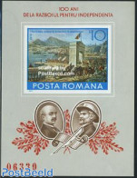 Romania 1977 Independence S/s, Mint NH, History - Nature - History - Horses - Unused Stamps