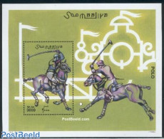 Somalia 2001 Polo Sports S/s, Mint NH, Nature - Sport - Horses - Sport (other And Mixed) - Somalia (1960-...)