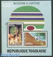 Togo 1974 Jupiter S/s Imperforated, Mint NH, Transport - Space Exploration - Togo (1960-...)