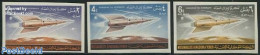 Yemen, Kingdom 1964 Space Flights 3v Imperforated, Mint NH, Transport - Space Exploration - Other & Unclassified