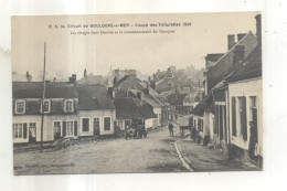 E.S. 14 Circuit De Boulogne Sur Mer, Coupe Des Voiturettes 1909, Les Virages Dans Desvres Et Le Commencement Du Caraquet - Boulogne Sur Mer
