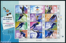 Korea, South 2010 Winter Olympic Winners, Vancouver 11v M/s, Mint NH, Sport - Olympic Winter Games - Skating - Korea (Zuid)