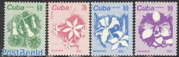 Cuba 1983 Flowers 4v, Mint NH, Nature - Flowers & Plants - Orchids - Nuevos