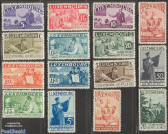 Luxemburg 1935 Intellectual Aid 15v, Mint NH, Health - History - Science - Health - Newspapers & Journalism - Chemistr.. - Ungebraucht