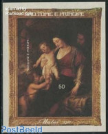 Sao Tome/Principe 1977 Christmas, Rubens S/s Imperforated, Mint NH, Religion - Christmas - Art - Paintings - Rubens - Weihnachten