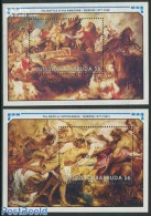 Barbuda 1991 Rubens 350th Anniversary Of Death 2 S/s, Mint NH, Art - Paintings - Rubens - Barbuda (...-1981)
