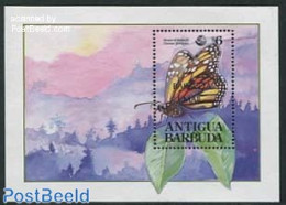 Barbuda 1993 UNCED, Butterfly S/s, Mint NH, Nature - Butterflies - Environment - Protezione Dell'Ambiente & Clima